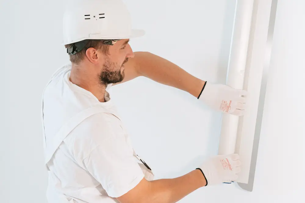 3. New drywall goes up